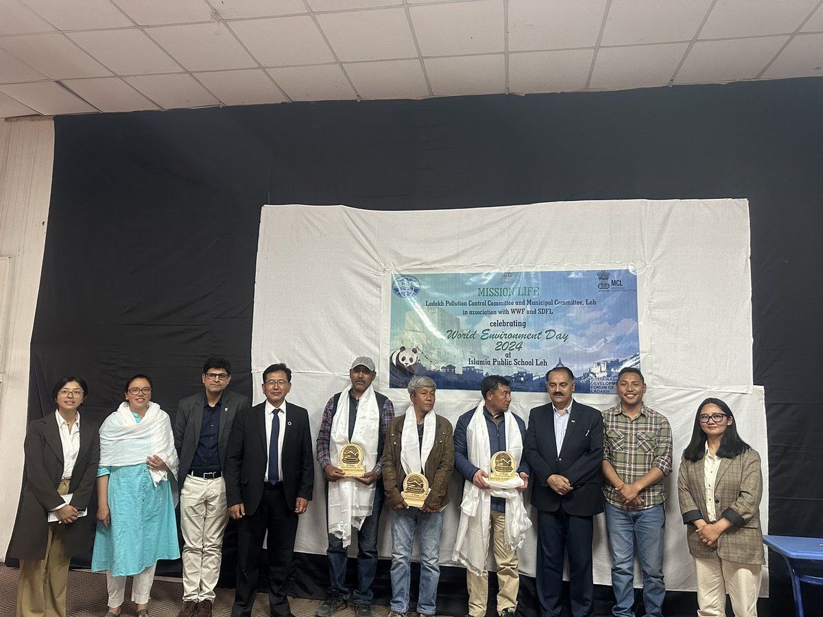 MCL_leh's tweet image. Municipal Committee Leh in collaboration with the LPCC and WWF, celebrated World Environment Day &amp;amp;  concluded the 10-day-long Himalayan Cleanup Drive at Islamia Public School, Leh. This monumental initiative aimed to foster environmental stewardship within the Leh community.