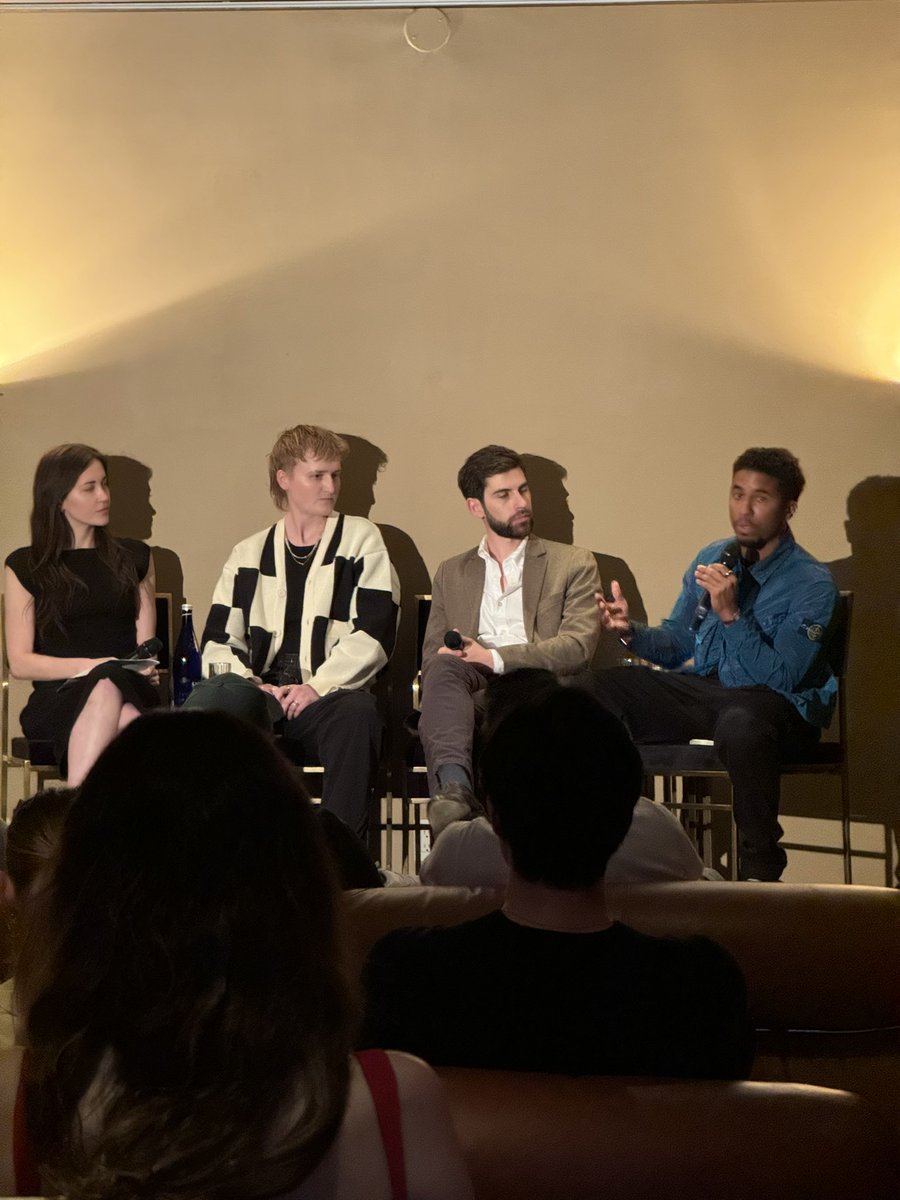 Loved seeing our very own <a href="/ChrisLyons/">chrislyons</a>, president of web3 media at <a href="/a16z/">a16z</a>, speak on the topic of technology x art and culture during #NYTechWeek!