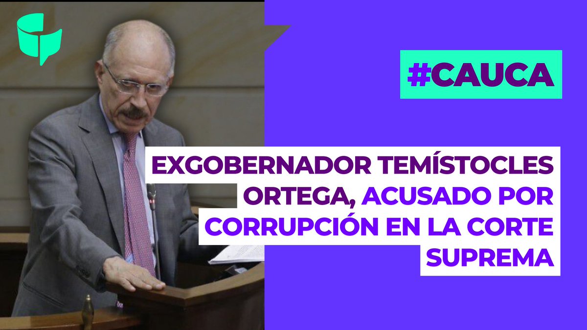 Eclides3's tweet photo. Temístocles Ortega es acusado ante la Corte Suprema de Justicia por contratar sin el cumplimiento de los requisitos de Ley.
Cómo cosa rara éste corrupto exgobernador del Cauca pertenece a Cambio Radical
@lunadavid https://t.co/aMb7tGugpr