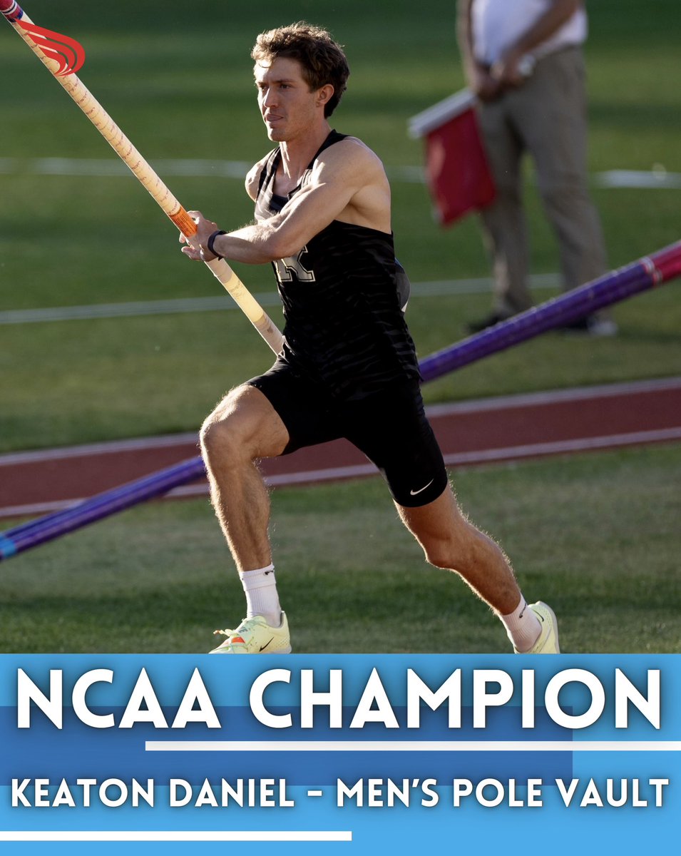 BIG BLUE NATION IN THE HOUSE 🔵🔵🔵

<a href="/KentuckyTrack/">UK Track & Field</a> <a href="/KeatonDaniel7/">Keaton Daniel</a> takes the win in the men’s pole vault with a clearance of 18-7.25 (5.67m)! #NCAATF 

📸: <a href="/lhanndowns/">Logan Hannigan-Downs</a>