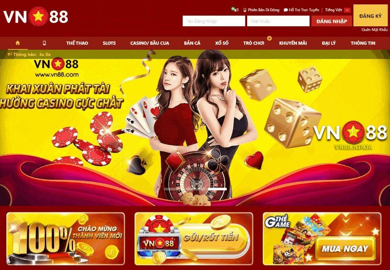 Vn88 - Link Mới Nhất 2024 Trải Nghiệm Đỉnh Cao, Rinh Ngàn Ưu Đãi