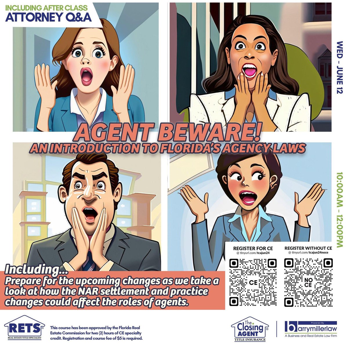 Don’t miss this great class !! #realtor <a href="/TitleTweet/">The Closing Agent powered by Barry Miller Law</a> #Ce