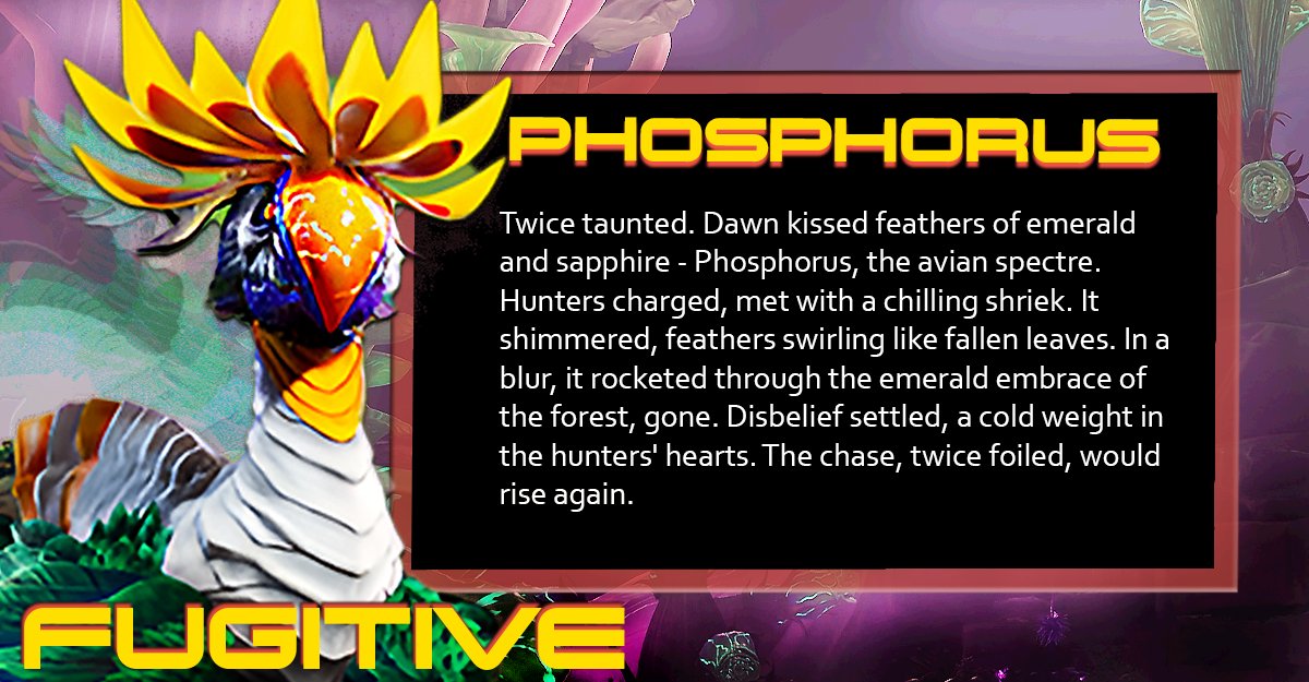 HYPE_ILV's tweet image. This week Hunt fugitive. @illuviumio 
Get ready to catch the wile Phosphorous. 
Increased bounty.⚡️⚡️⚡️