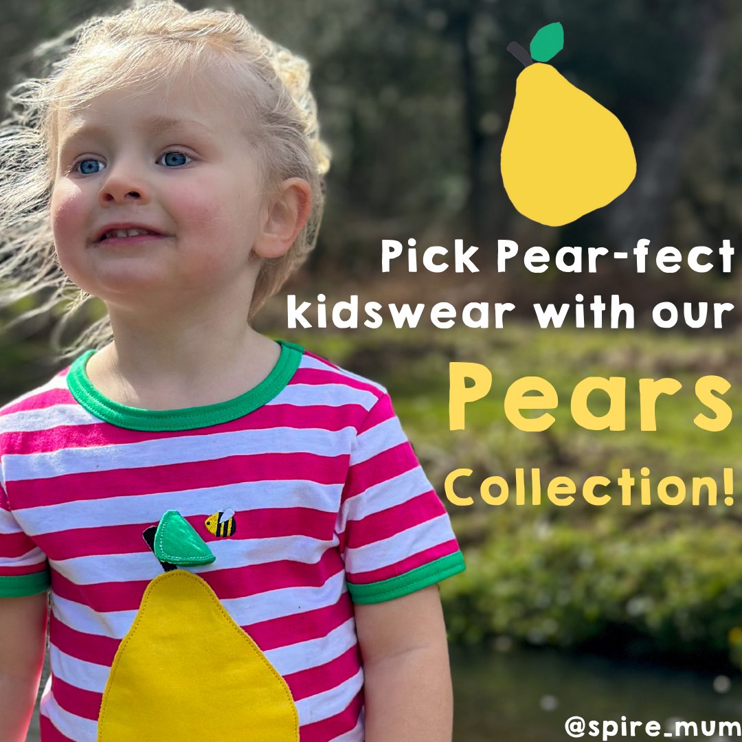 toby_tiger's tweet photo. 🍐🌟 We can't get enough of these adorable moments captured by @spire_mum featuring their little one rocking our Pear Applique T-shirt! 🍐⁠
⁠
💬✨ #TobyTigerAdventures #PassOnTheColourfulFun 🌈🌟 @spire_mum https://t.co/V5q4SzHX1O