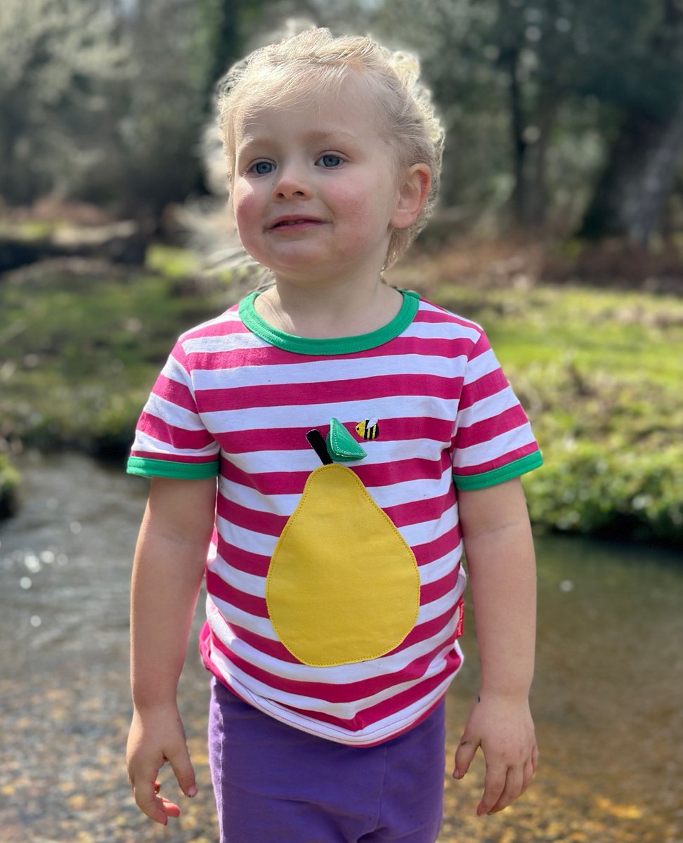 toby_tiger's tweet photo. 🍐🌟 We can't get enough of these adorable moments captured by @spire_mum featuring their little one rocking our Pear Applique T-shirt! 🍐⁠
⁠
💬✨ #TobyTigerAdventures #PassOnTheColourfulFun 🌈🌟 @spire_mum https://t.co/V5q4SzHX1O