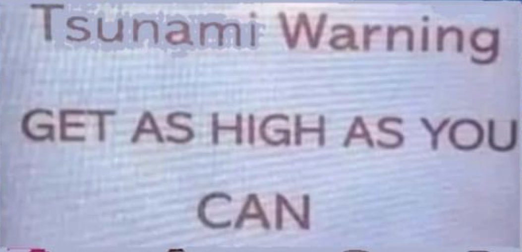 Whatever you say Mr. Emergency Alert