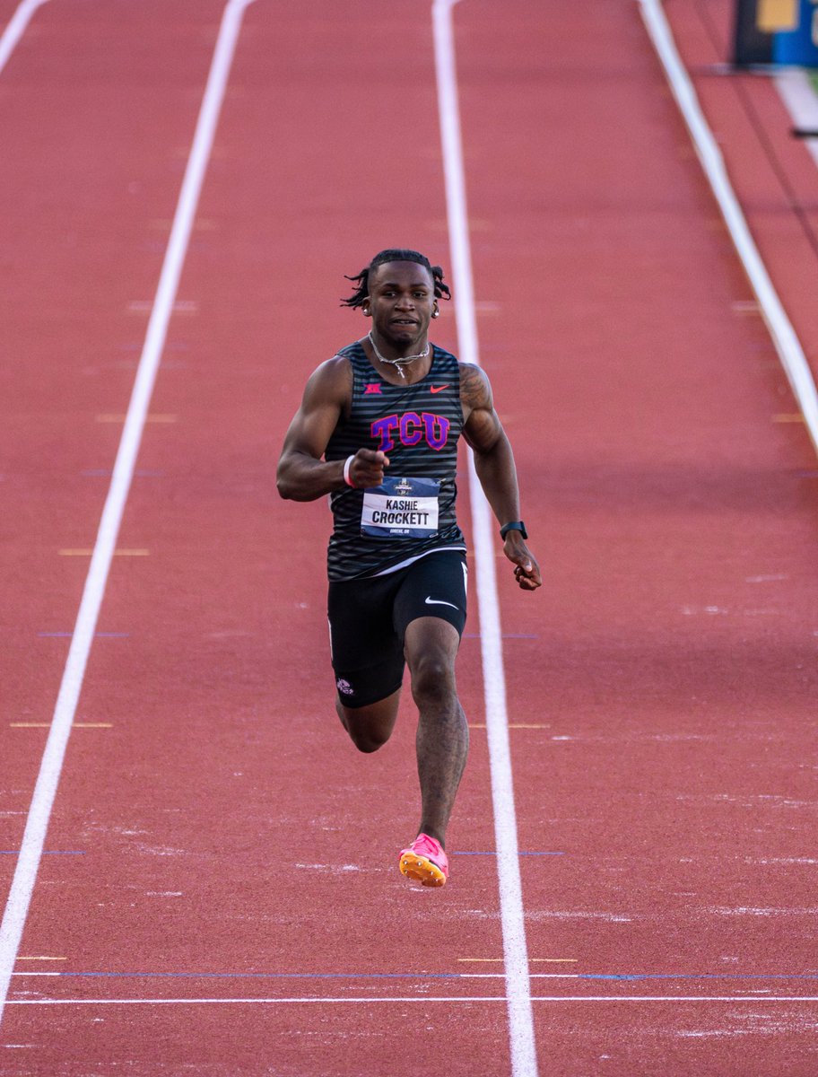 Kashie Crockett finishes 23rd in the 200m prelims with his time of 20.98 👏

#GoFrogs