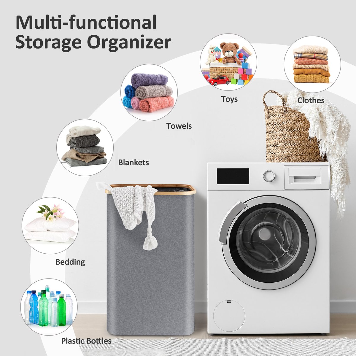 CrazySalesAus's tweet image. Laundry Basket 110L Large Hamper Washing Bag Collapsible Dirty Clothes Organizer Bin with Lid Wheels Rolling Storage Bathroom Now: $39.95
bit.ly/3RhaCet
#laundrybasket #hamper #washingbag #clothesorganizer #bin