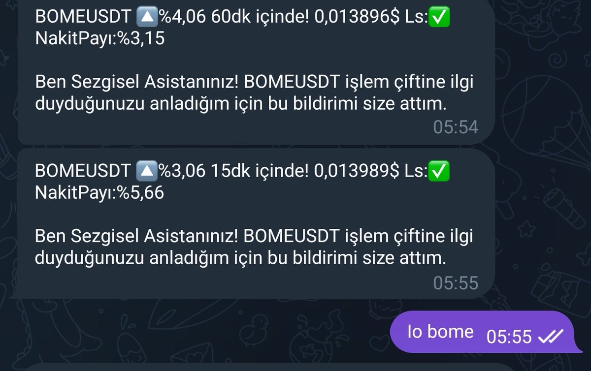 TraderMikabot's tweet photo. $bome tarafında pump olmaya başladı ❤️ https://t.co/CQEdymbHvC
