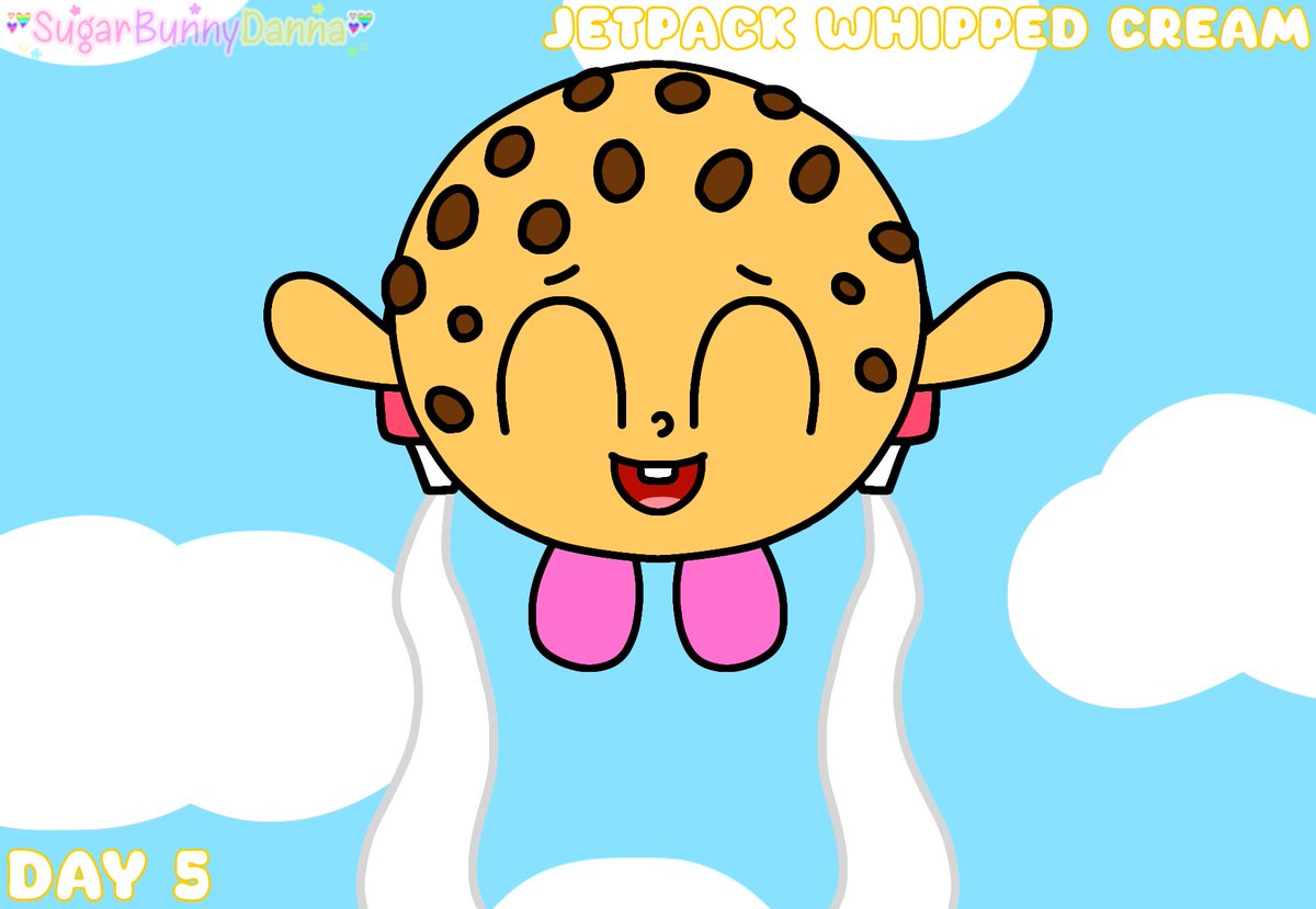 cutemanray's tweet photo. The Bestest Dairy Month π§ Day 5
Jetpack Whipped Creamπ§
Challenge made by @AlbertDrewWins1
β‘β‘β‘
Tagz
#Shopkins #kookycookie #day5 #whippedcream #fanart #art #WorldDairyMonth2024 #TheBestestDairyMonth https://t.co/6OBAMAxRHH