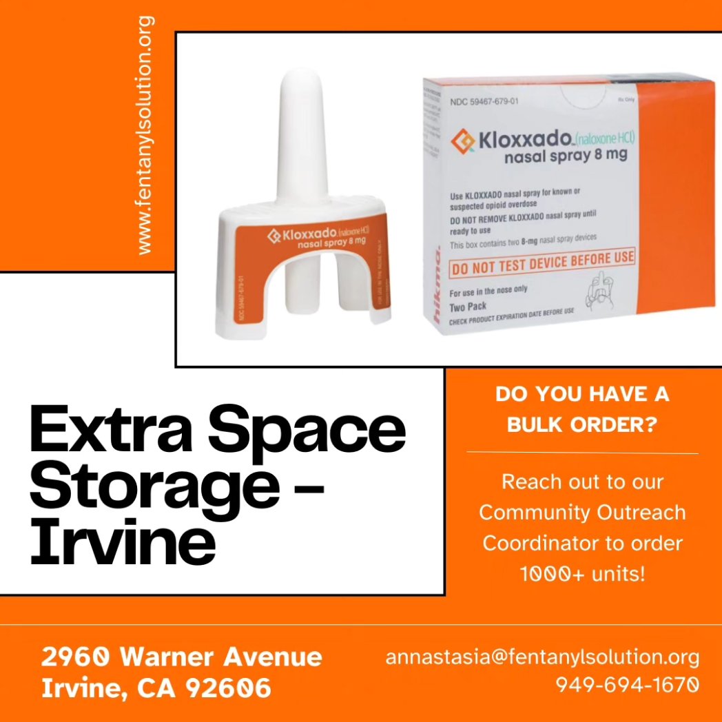 📢 Join us for our Naloxone Distribution Event on June 6th &amp; 7th! We're excited to distribute 240,000 single-use doses of Kloxxado to help combat opioid overdoses.🌟
📍 Locations (please see slides for addresses):
Buena Park Senior Center
Recovery Road - Anaheim
Extra Space