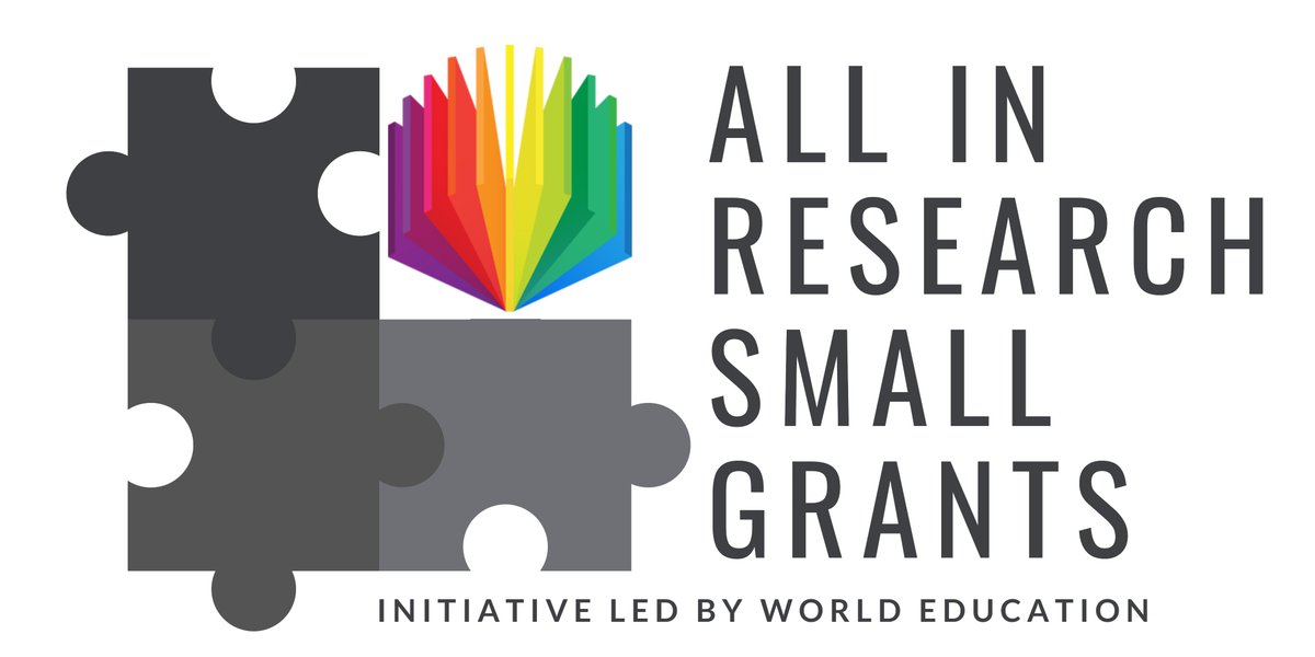 In case you missed it, on Monday five research teams presented in a final showcase, for the first-ever ALL IN Research Small Grants Initiative, led by <a href="/WorldEdUS/">World Education - US</a> in partnership with ALL IN. Check out the recording and read their report findings here: allinliteracy.org/new-community-…