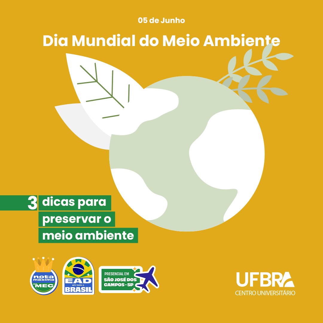 ufbraoficial's tweet photo. ☀ Diante da recente onda de calor, a urgência de agir pela preservação ambiental nunca foi tão clara.
Veja este carrossel repleto de dicas simples que cada um de nós pode adotar no dia a dia.
💚 Deslize para descobrir como fazer a diferença.
#MeioAmbiente #Sustentabilidade https://t.co/B95bZglqYq