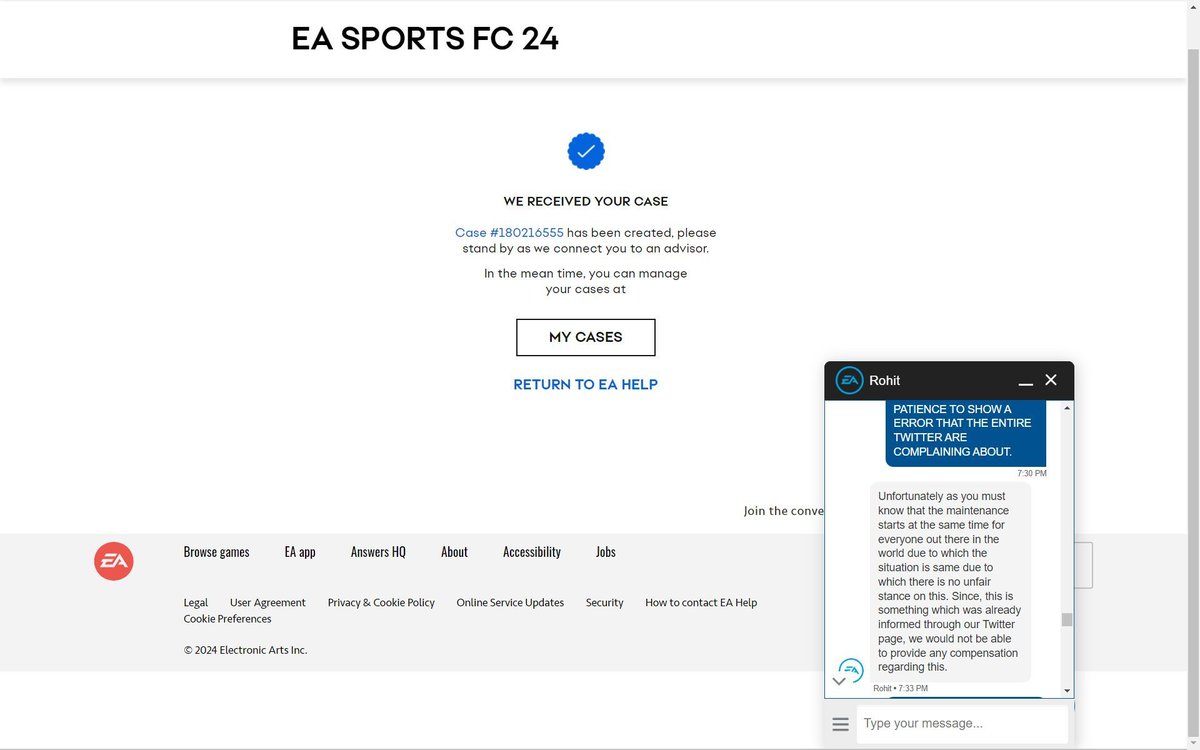 G_double_S's tweet photo. @EASPORTSFCPro @SCP07_Jonny WHATS YOUR ANSWER ABOUT SUPERVISOR LIKE THAT!? This tweet is a EVIDENCE how the servers down before 8:00 UTC
@EASFCDirect

@EASPORTSFC

@EASPORTSFCPro

@EA https://t.co/yEMkrcviEX