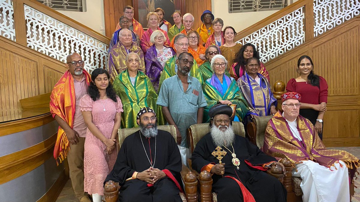 A joy for #AECAStThomas2024 pilgrims to attend Evensong <a href="/wabbey/">Westminster Abbey</a> and by kind permission of <a href="/deanwestminster/">David Hoyle</a> to attend
a reception in the Jerusalem Chamber for HH Baselios Marthoma Mathews III Malankara Orthodox Catholicos who welcomed us so graciously in Kottayam <a href="/Stephanos2022/">Abraham Stephanos</a>