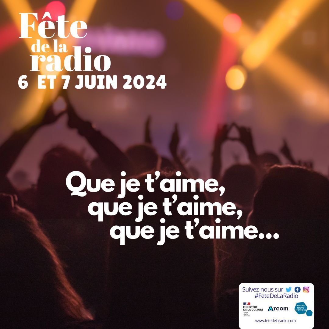 C'est le grand jour, célébrons la radio ensemble lors de la Fête de la Radio ! #FêteDeLaRadio #Célébration