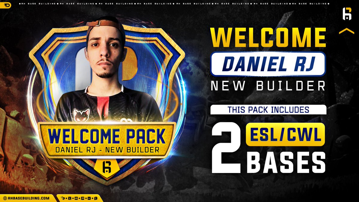 RHBaseBuilding's tweet photo. 🔥NEW RH BASEBUILDER🔥

😎 To celebrate the newest addition to our Basebuilding Team @DanielRj_coc we have another base pack ready for you!

👉 Well tested war bases built to defend meta strategies in any type of war! 🤩 

👇ORDER HERE👇

https://t.co/IBl3KDgCPF https://t.co/dctUt1KjUa