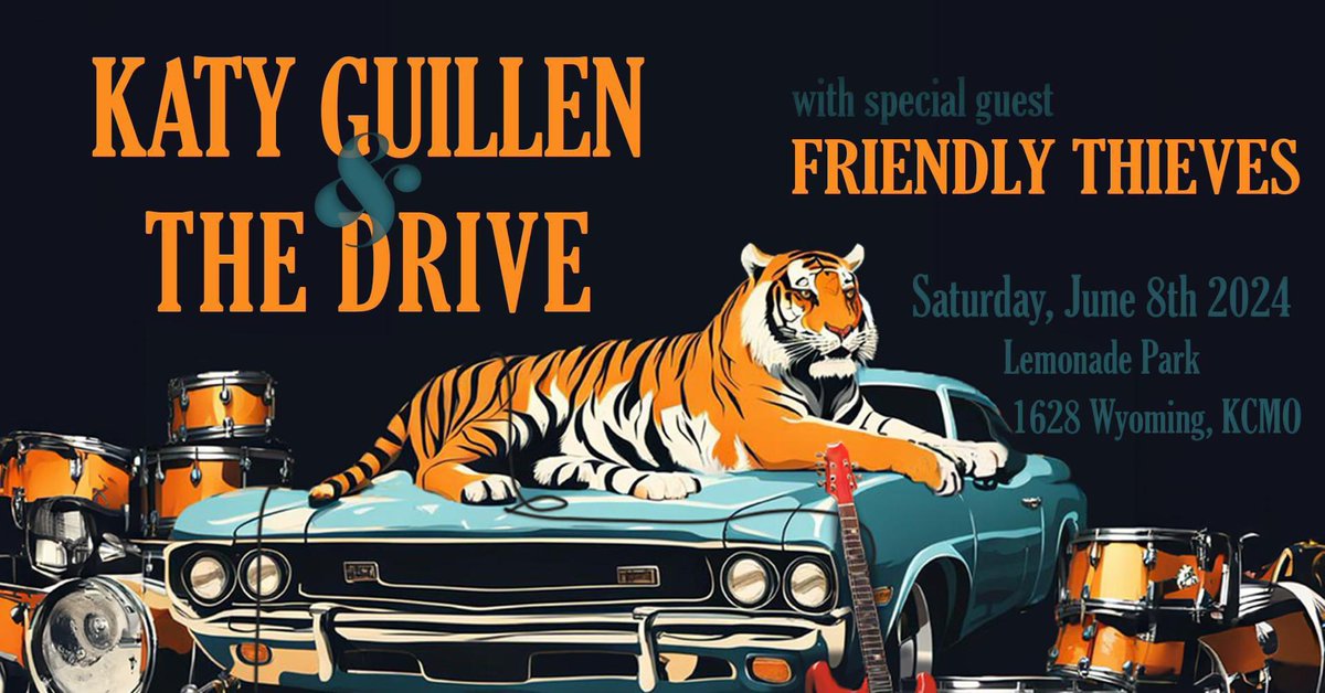 Saturday 6/8 at Lemonade Park with Friendly Thieves! It’s Steph’s birthday, come party!