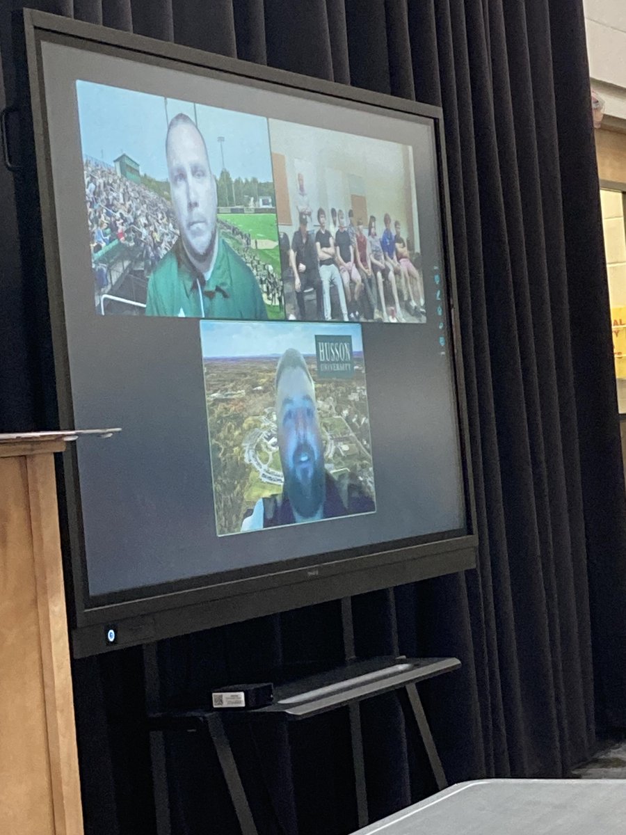 Thanks <a href="/_Coach_Hobbs/">Paytton Hobbs</a> and <a href="/Coach_Cameron_/">Jake Cameron</a> for zooming in to talk to our guys tonight! #livewhereyourfeetare #hussonguys