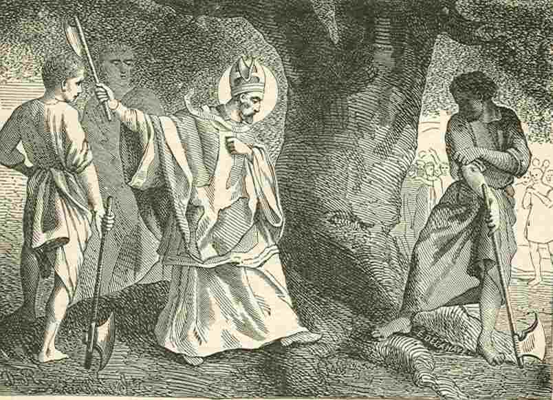 FrDarinSchmidt's tweet photo. St Boniface was not afraid to chop down things leading his people into sin

What are the false gods in our own lives that we'd be far better off just cutting out?

A phone, computer, alcohol, reputation, even a job or relationship—none of these are worth the loss of eternal life. https://t.co/CF3ZgOa4Im