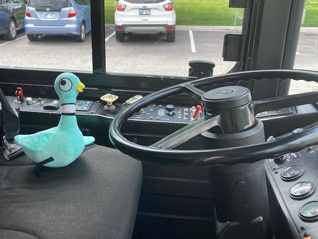 jocolibrary's tweet photo. The 87th Street Bus was a huge hit at last Saturday's Adventure Awaits Summer Reading Launch Party! Kiddos met a friend (lookin' at you @mowilliams) and so much more! Want to know more about the 487 bus? Go here: https://t.co/rnO7IqOuJb https://t.co/BObbBuAgcy