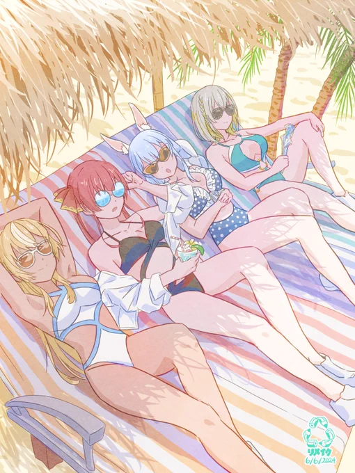 トロピカルな色合いにリメイクした今年の夏はどんなんかな～ 