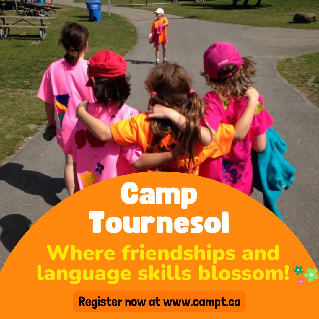 Camp Tournesol is more than a camp. It's a community where lifelong friendships and language skills blossom. 

Register now at campt.ca

#WhyCampT #CampTournesol  #language