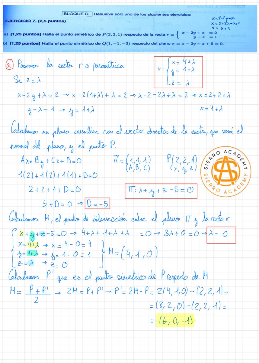 Sierro97's tweet photo. Ejercicios selectividad Andalucía MATEMATICAS II
#selectividad #evau #ebau #matemáticas #ciencias #andalucia https://t.co/soYGgenw69
