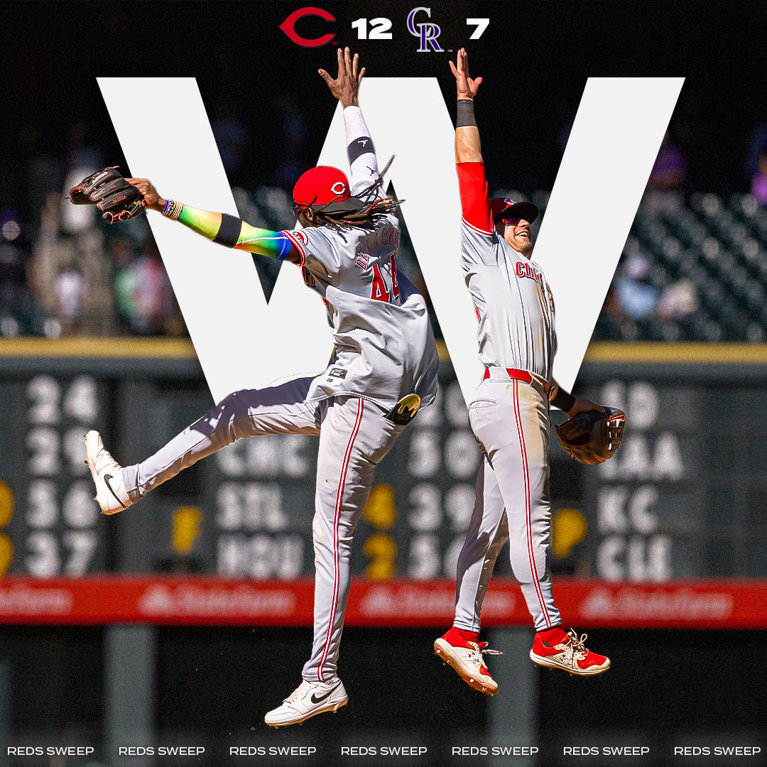 Reds's tweet photo. Don't let the Reds get hot? Too late. 

#ATOBTTR https://t.co/0jwkGGNGgY