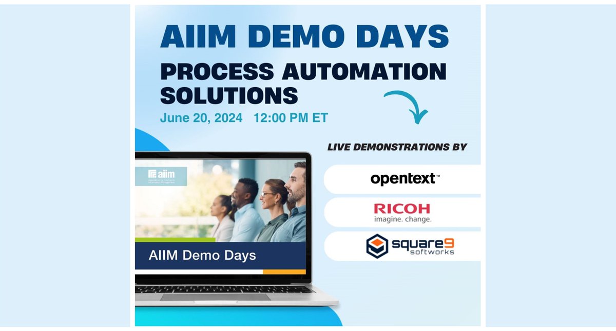 ConServCloud's tweet image. 🙌 Join @OpenText's Craig Valera at #AIIM International's Demo Day to explore how #OpenText Content Aviator can boost productivity through conversational search, content discovery, summarization, and translation. 

👉 Register: bit.ly/4e4MiWR

#KnowledgeReimagined #GenAI