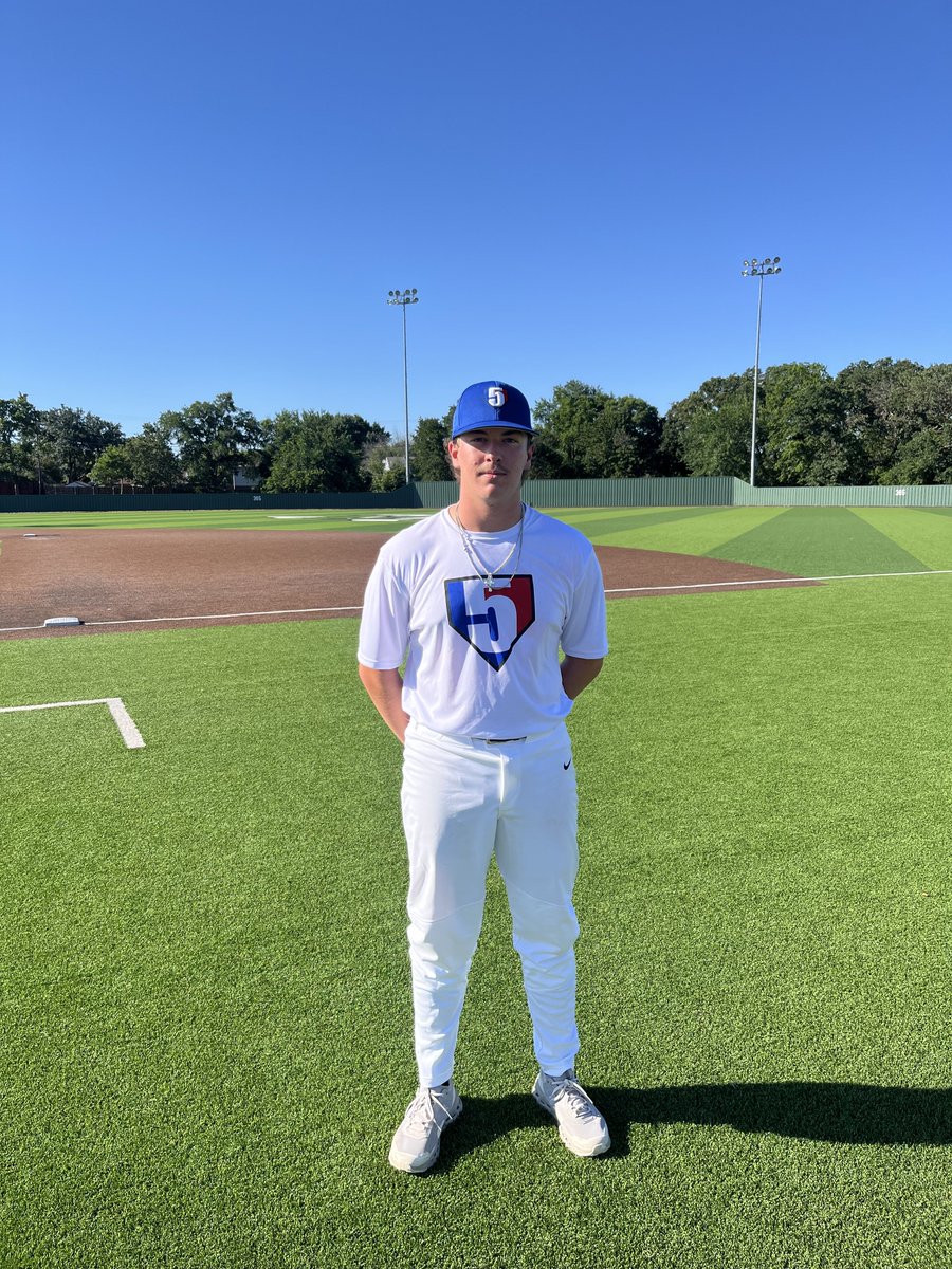 F: 5 Baseball 4, McKinney Marshalls Collegiate Black 0
PoG: Chase Weaver 4 IP, 7K, 0H, 0R