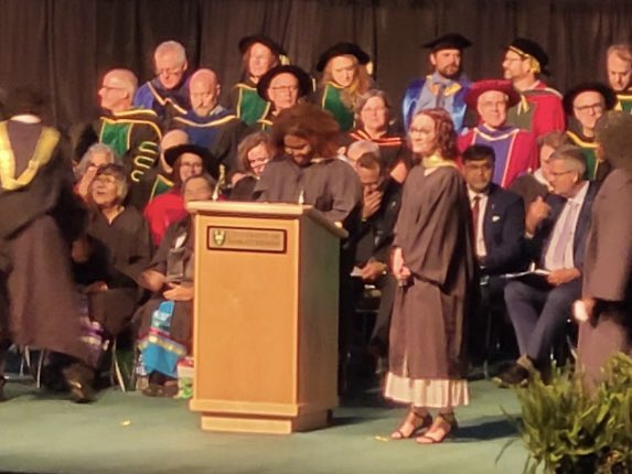 RheaEngdahl's tweet photo. That feeling you get when all your hard work pays off! Convocation yesterday made it official…I am now the proud recipient of a Bachelor of Science, with a major in Biomedical Neuroscience! #USaskClassOf2024 https://t.co/FmJuIMhKJv