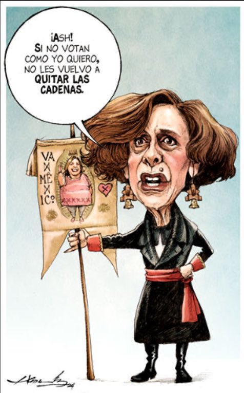 Hoy la  doctorisima <a href="/DeniseDresserG/">Denise Dresser</a> anda muy calladita ¿Andará planeando una revolución?