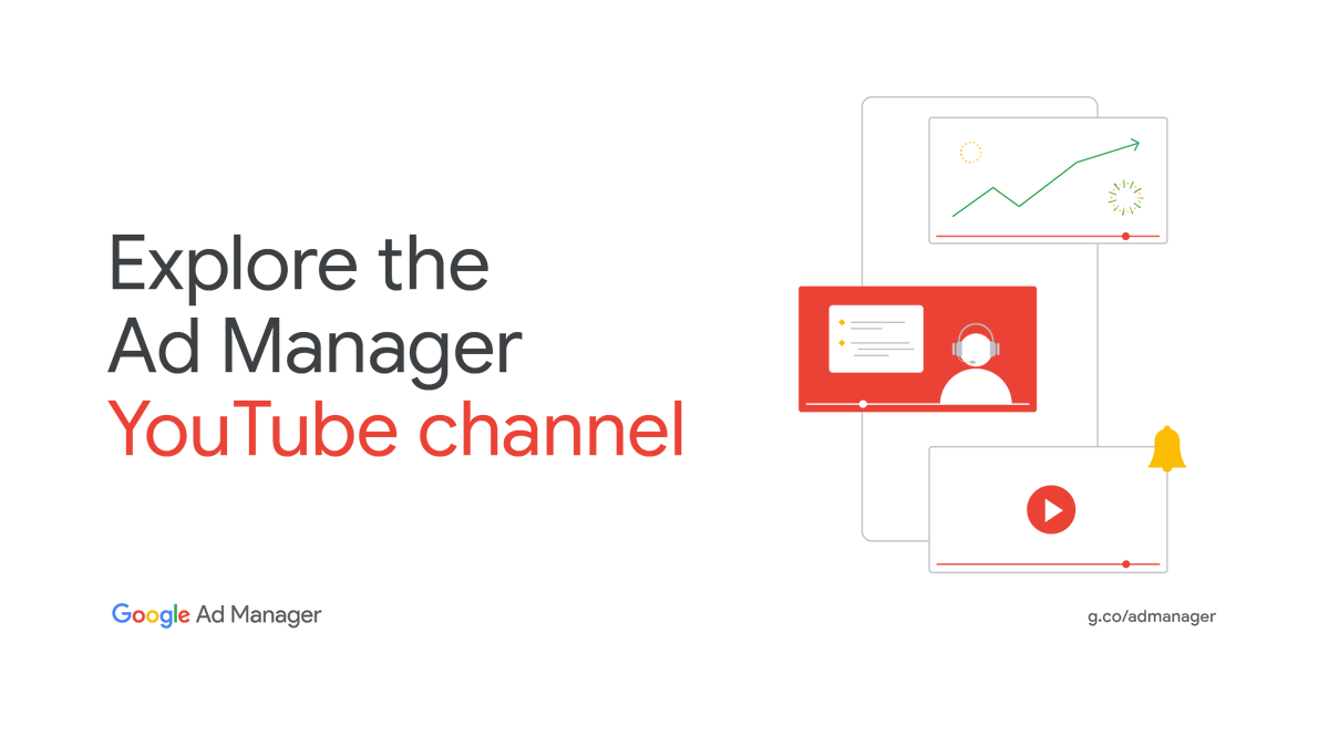 GoogleAdManager's tweet photo. Learn from the best with the Ad Manager YouTube channel! 📺 Dive into expert tutorials and tips to grow your ad business. Subscribe today and stay ahead → https://t.co/QEybzyvY4b https://t.co/CJTn2oUd5b