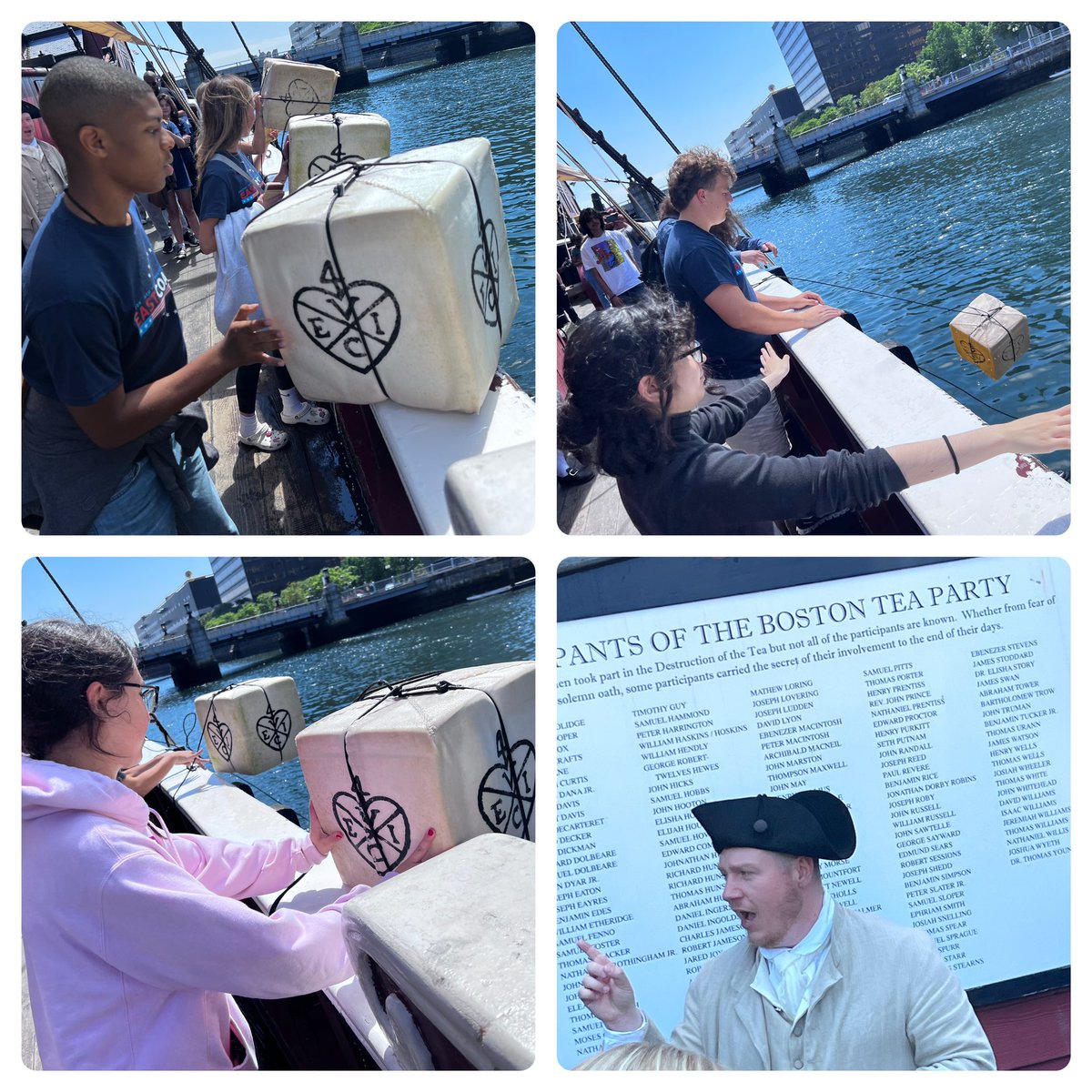 MrNesossi's tweet image. Awesome first day in Boston! Got to #SpillSomeTea, see the site of the Boston Massacre, the Old North Church where Revere hung lanterns, &amp;amp; had Lobstaaahhh Rolls for days baby! 🦞 @EFtours 

Full agenda tomorrow! More history awaits. 🇺🇸 @katyisd #KatyISDSummer