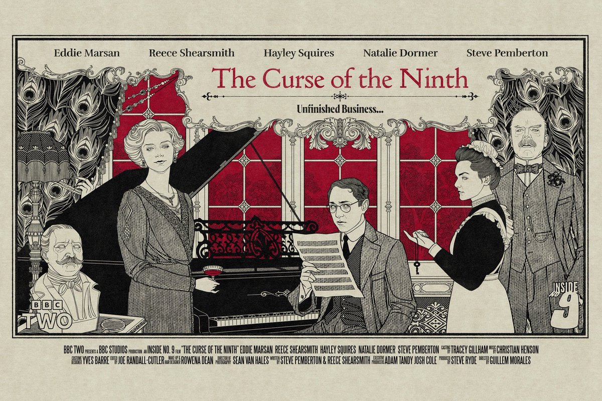 Tonight’s #InsideNo9 has immediately become a favourite. Found the grave particularly funny, not sure what that says about me. And the poster 😍