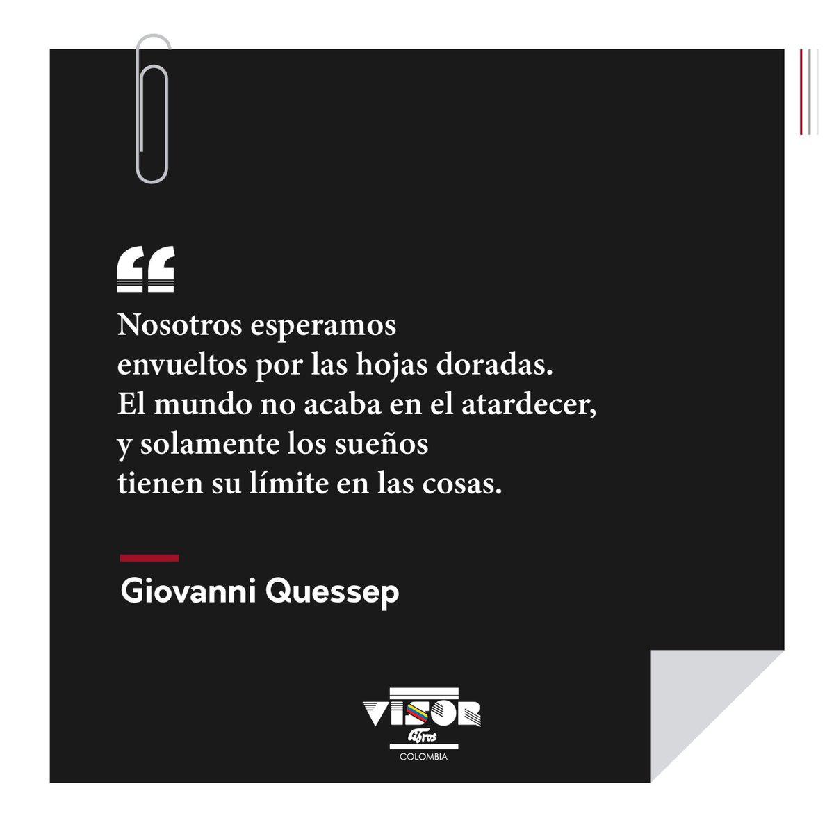 #PoetasVisor Giovanni Quessep