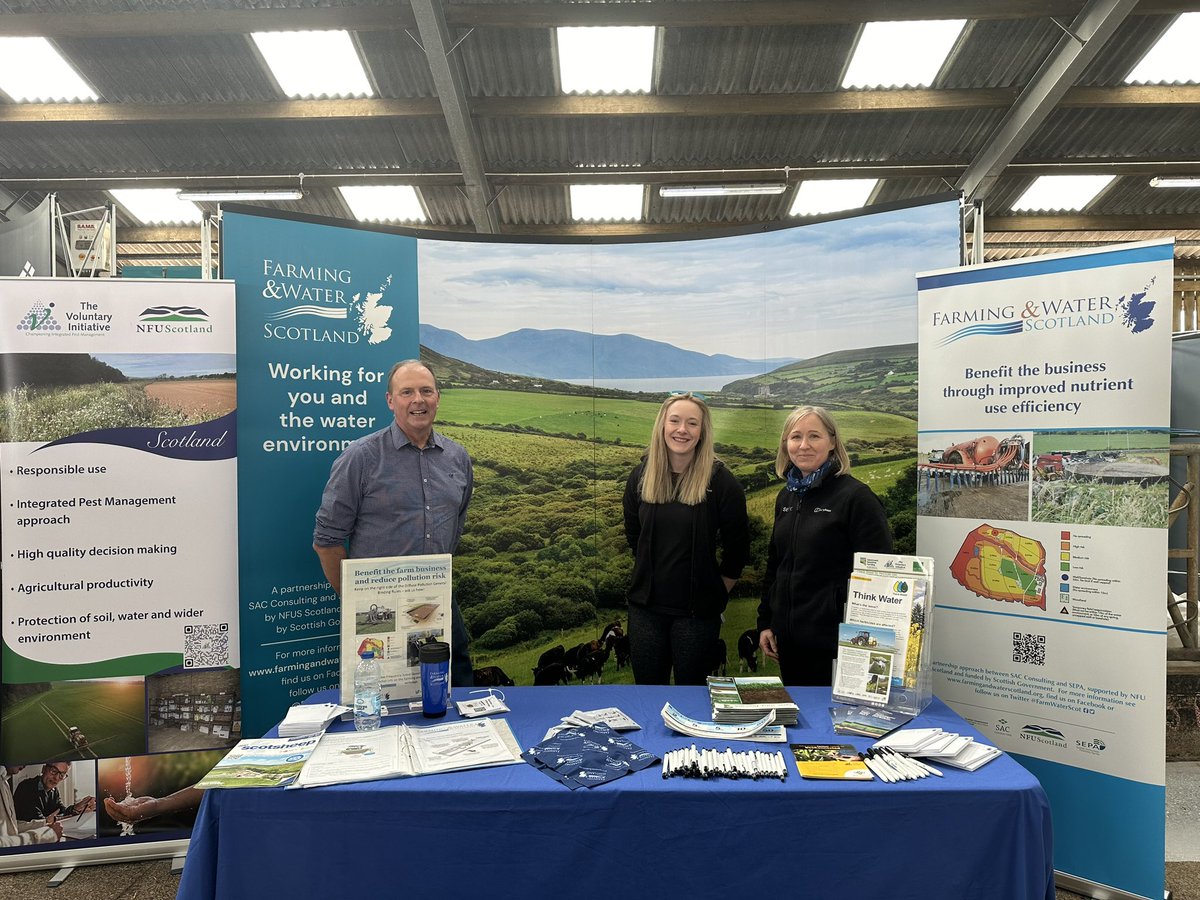 TheVI_Tweets's tweet photo. Fantastic day at #ScotSheep hosted by @FarmWaterScot with @ScottishEPA’s wonderful Hazel and Susan. Some fantastic discussions about #SustainableFarming, #IPM Grassland Plans and preventing #DiversePollution.
@SRUC @NFUStweets @natsheep https://t.co/ygcjcD0ed5