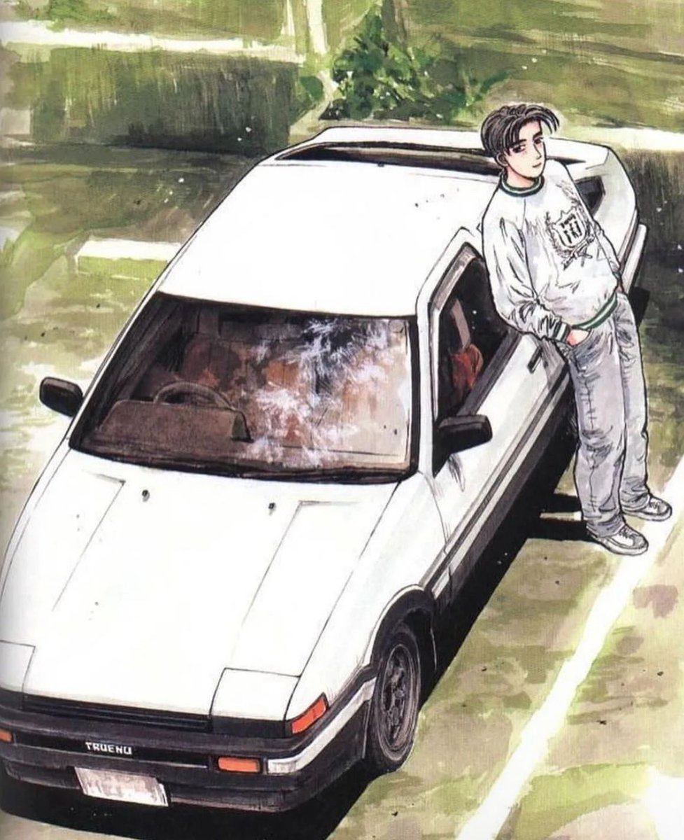 retro_anime's tweet image. Initial D (1998)