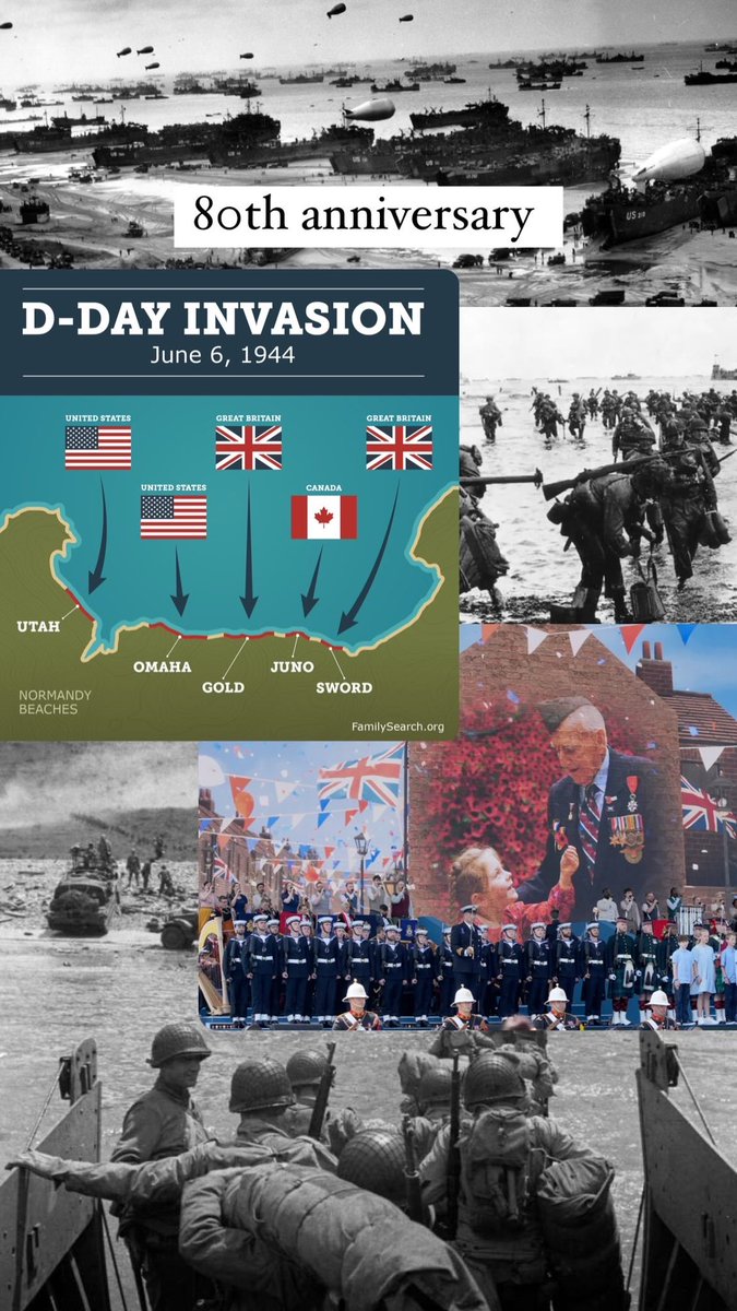 Remembering the #sacrifices of the brave military personnel involved on this day 80 years ago, on the 80th #anniversary of #DDay