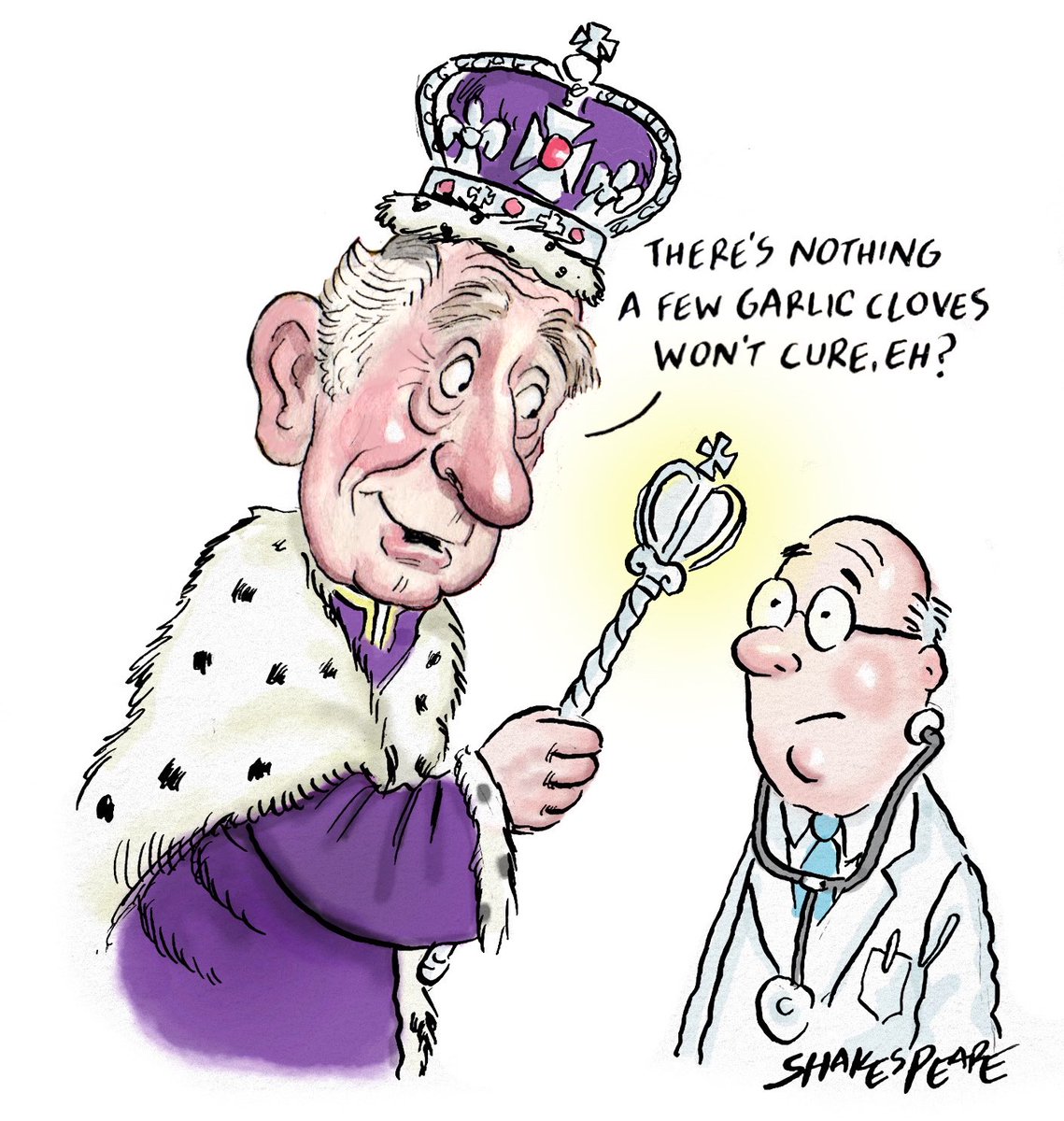 Homeopathy advocate King Charles gives  our AMA the royal seal! smh.com.au/cbd/the-curiou… CBD column <a href="/smh/">The Sydney Morning Herald</a> <a href="/theage/">The Age</a>