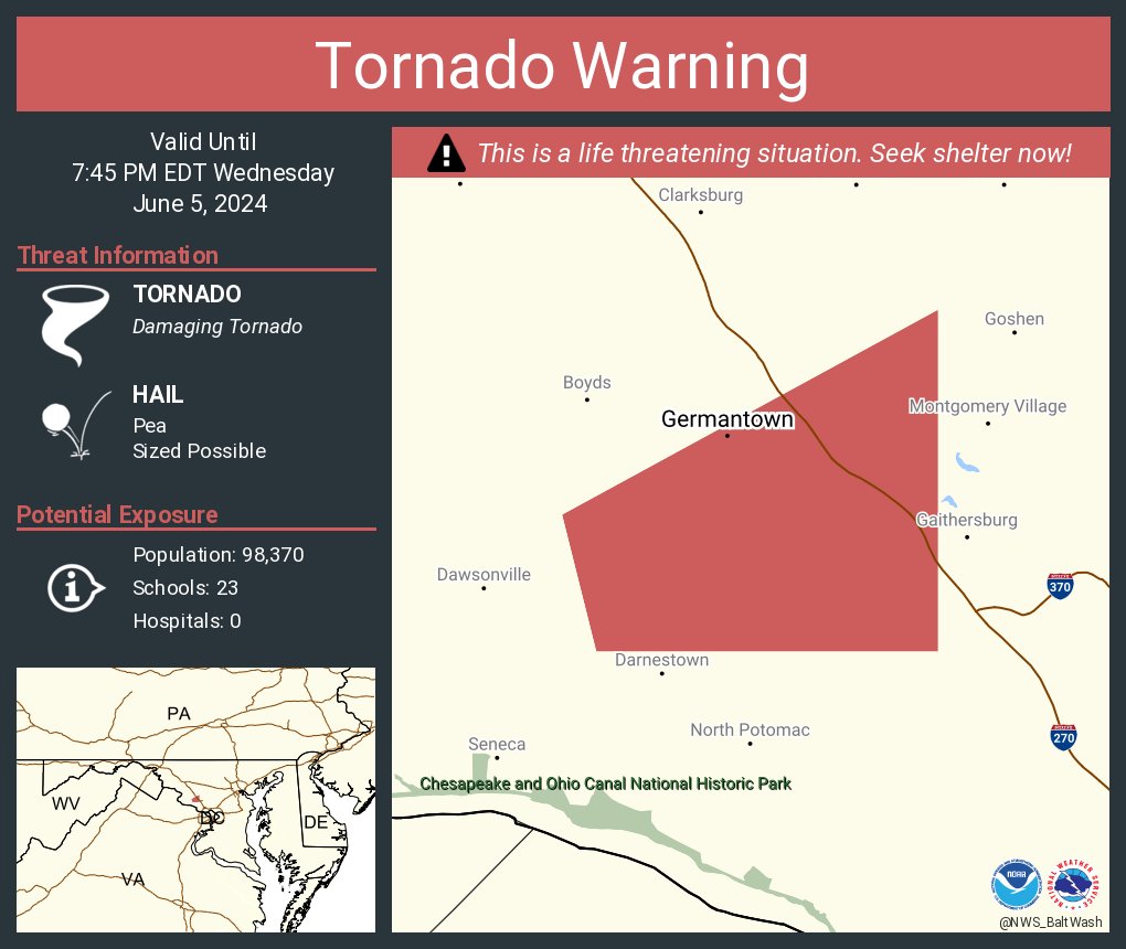 NWS Tornado tweet media