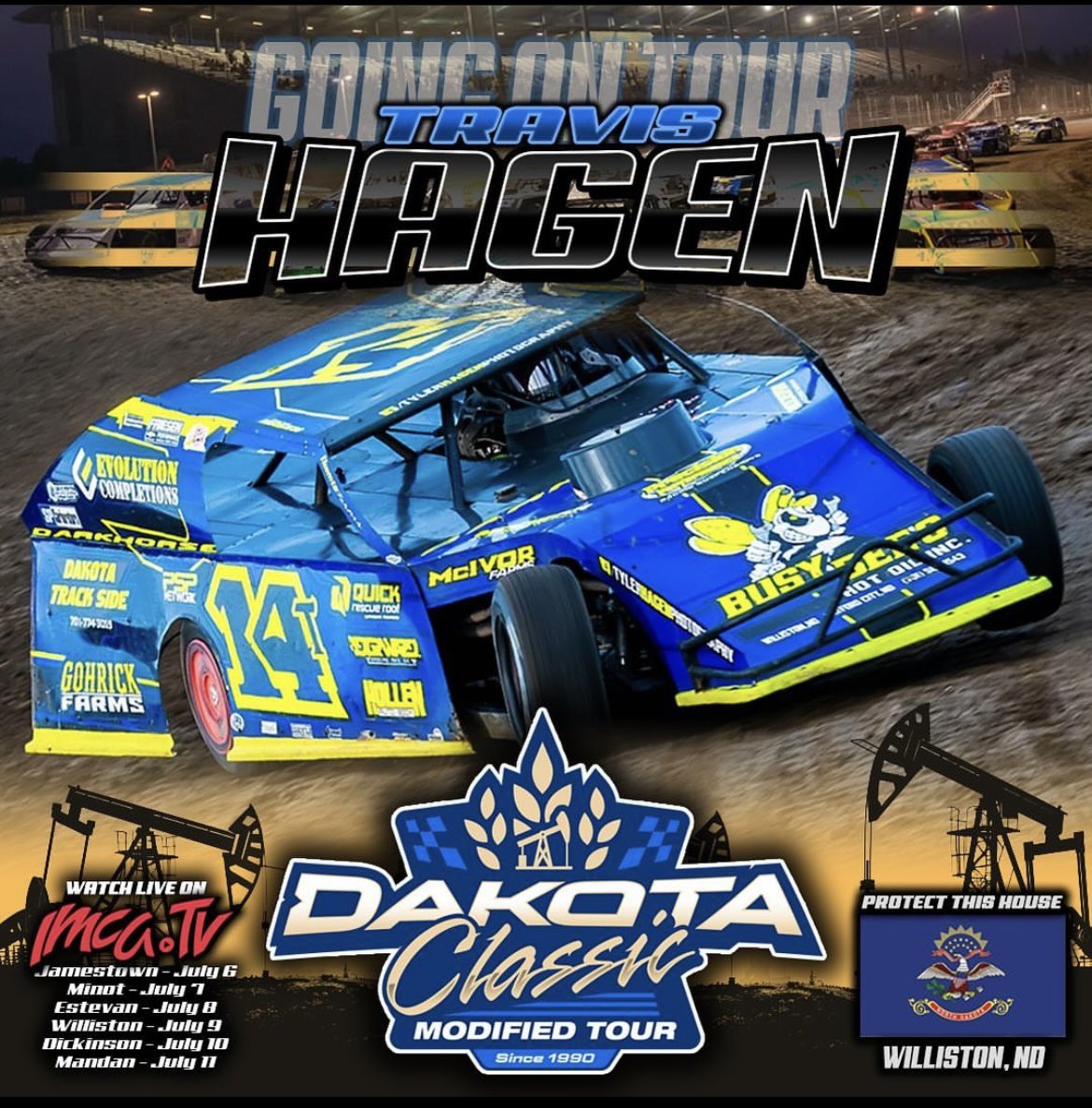 Registration is now open for the 2024 Dakota Classic Modified Tour! myracepass.com/series/1650