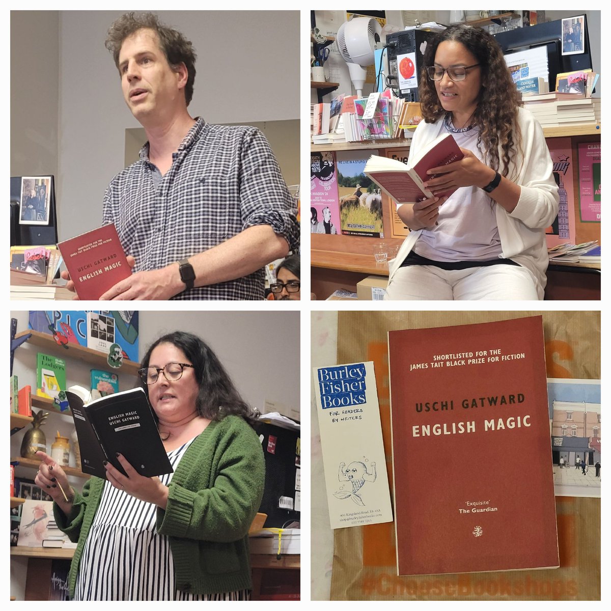 HanaKhalique's tweet image. Lovely seeing everyone at the MA and first year PhD conference at uni today, and at the Word Factory salon this evening at Burley Fisher Books in celebration of the WF Apprentice Political Award in memory of Uschi Gatward. A busy, but wonderful day! 🙏🏽