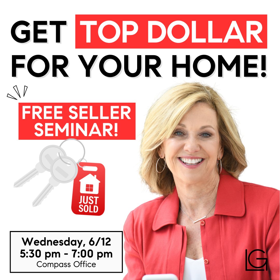 lydiagable's tweet image. 🎉 Thinking of selling your home? Join us for a FREE Seller Seminar! 🏡Spots are limited, so RSVP now and take the first step toward a successful home sale! 🏠✨

LAST ONE BEFORE THE FALL!
 bit.ly/LGRGSellerSemi…

#HomeBuyerSeminar #freeseminar #freebuyerseminar #DreamHome