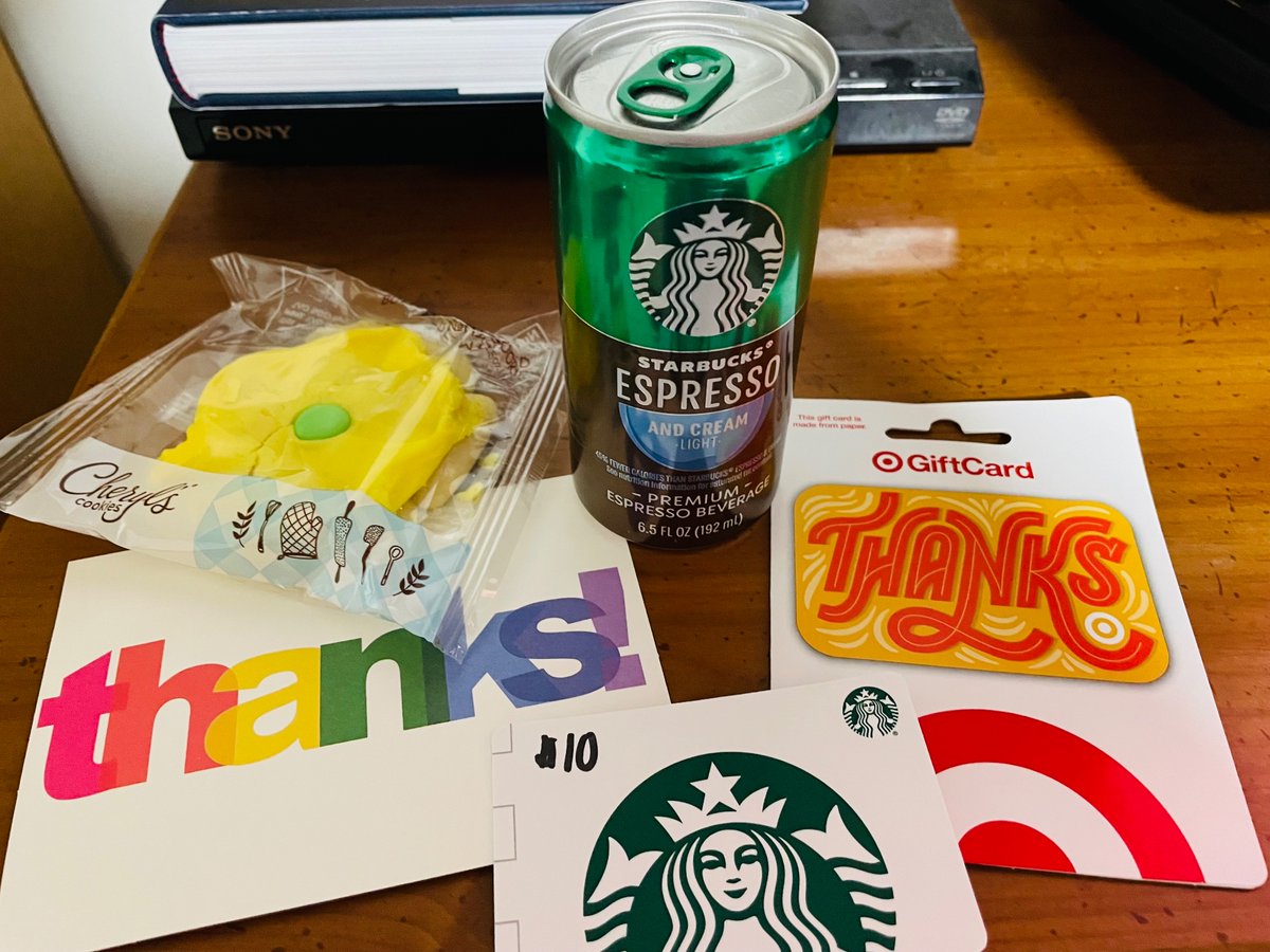 TammiMinoski's tweet image. Unexpectedly received thank you gifts from a few parents today at school. How thoughtful and sweet! #summerishere