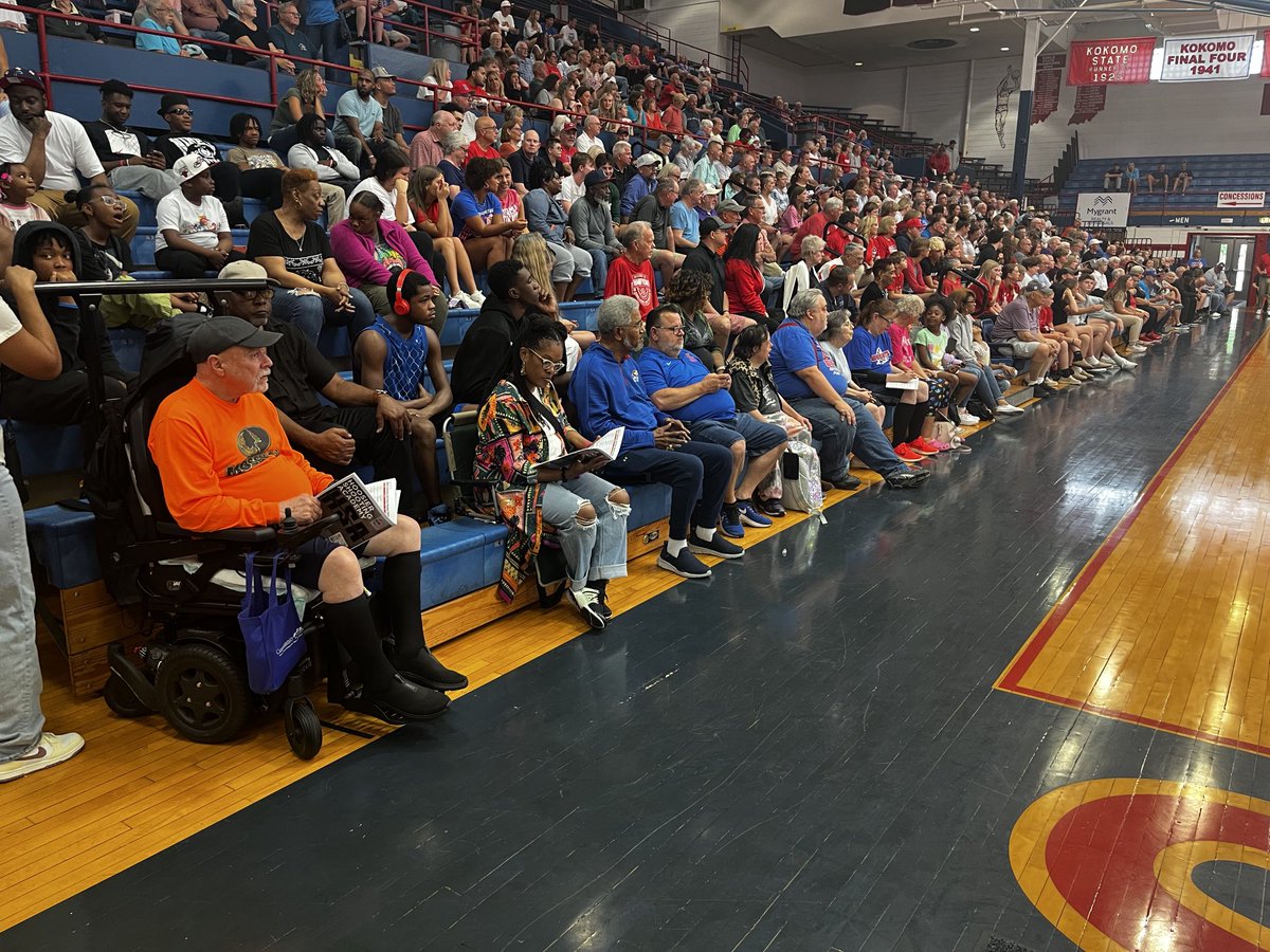 ⁦<a href="/NHSBCA/">NHSBCA</a>⁩ Wednesday night basketball in Indiana in June