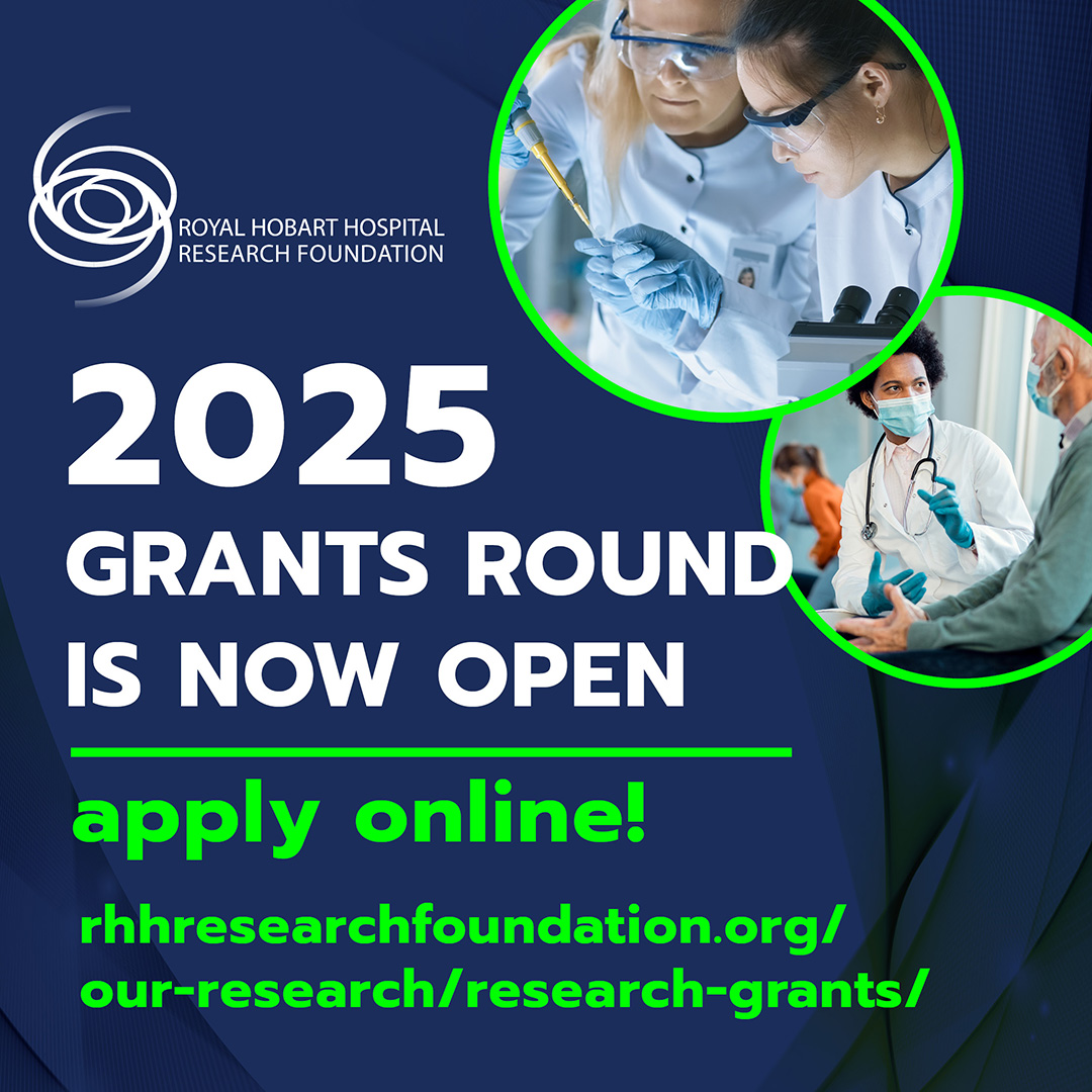 RHHresearch's tweet image. 🚀 Exciting news! The RHHRF's 2025 grants round is now open with over $600,000 in funding available! 🏥
Don't miss your chance to advance health & medical research in Tasmania. Find out more today 👉 bit.ly/RHHRFGrants25
#MedicalResearch #HealthcareInnovation #Tasmania