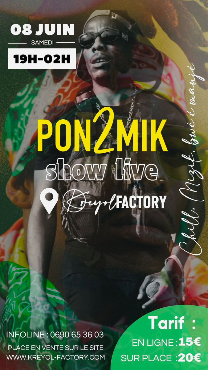 Je serai présent ce samedi au show de Pon2Mik pour signer mes meilleurs tweets en 1ere partie.