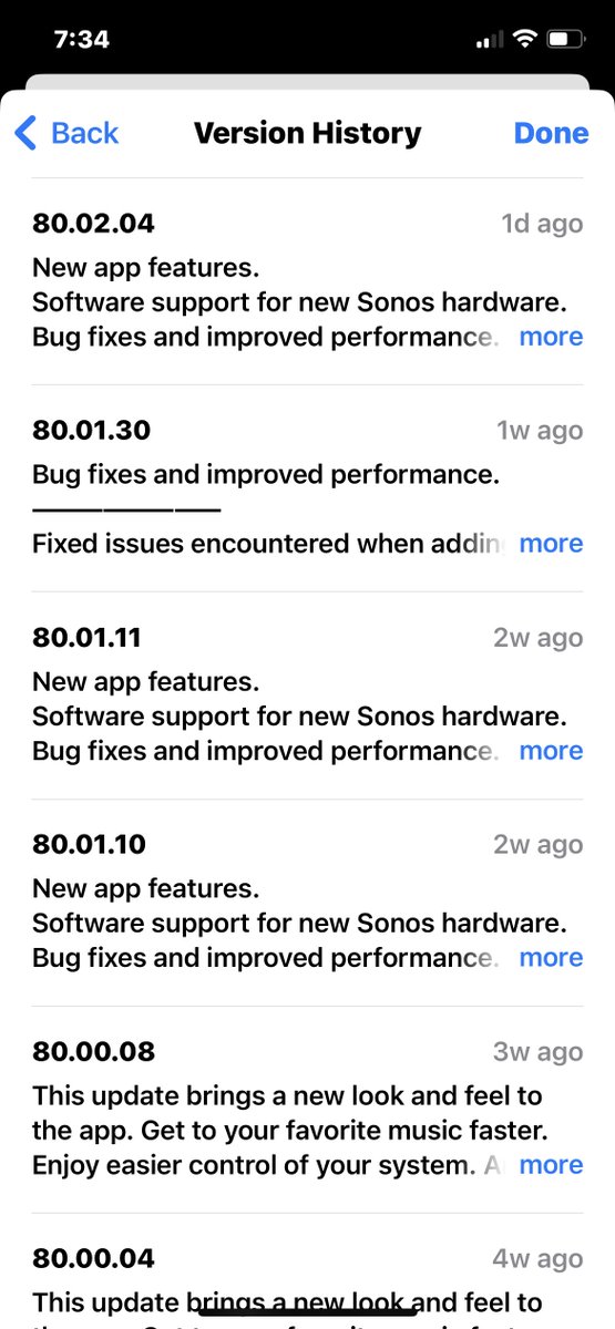 ariesshaver's tweet image. This post tells me a lot since you don’t even have the latest iOS version correct. (80.02.04) Is there one person at Sonos that actually knows whatTF is going on? #Sonos #FixItAll #Please